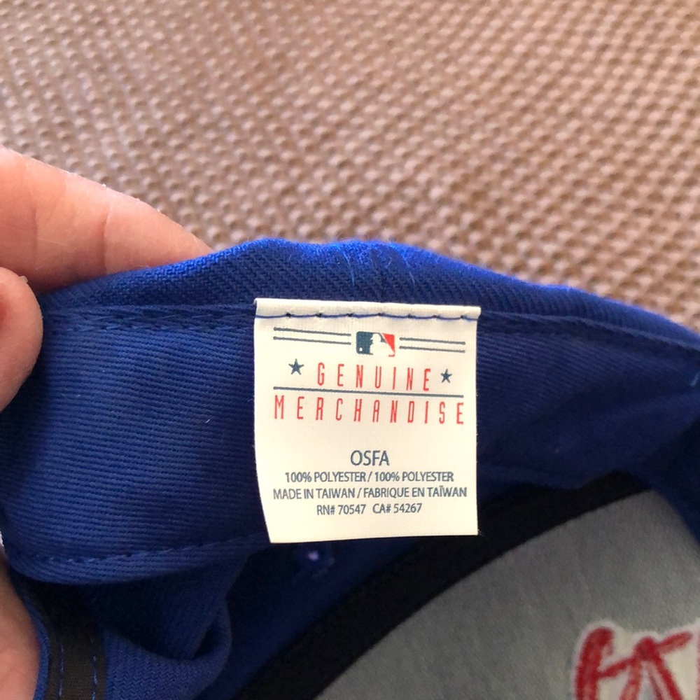 Blue Rangers Baseball Cap - Picture 4 of 5